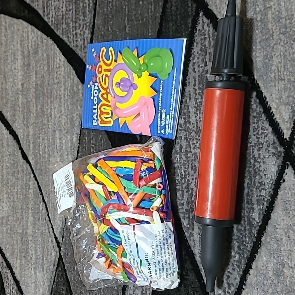 QUALATEX BALLOON INSTRUCTIONS MAGIC BOOK HAND PUMP BALLOONS BUNDLE